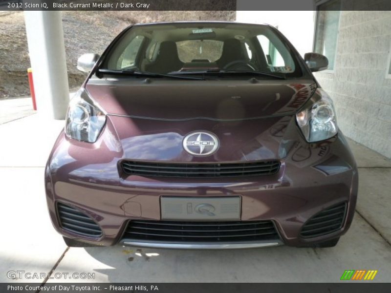 Black Currant Metallic / Dark Gray 2012 Scion iQ