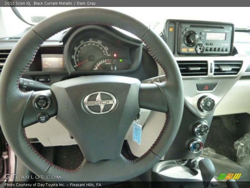 Black Currant Metallic / Dark Gray 2012 Scion iQ