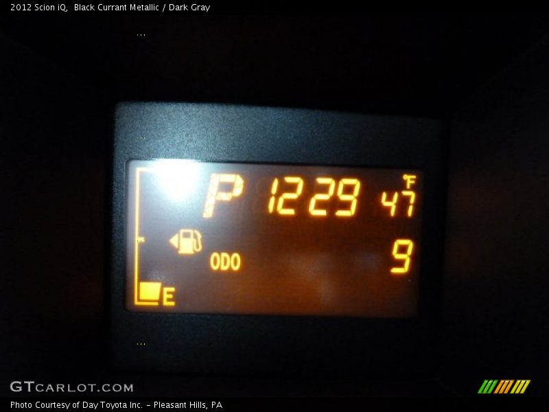 Black Currant Metallic / Dark Gray 2012 Scion iQ