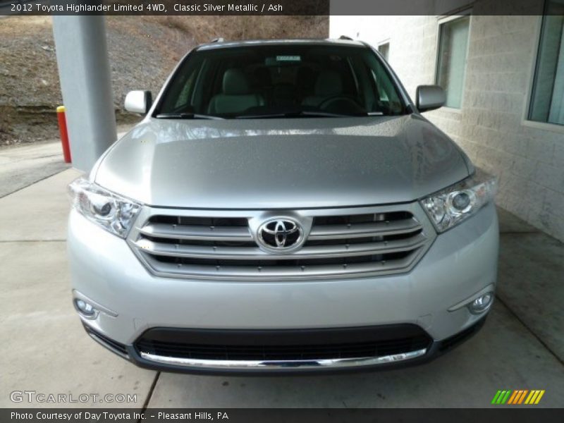 Classic Silver Metallic / Ash 2012 Toyota Highlander Limited 4WD