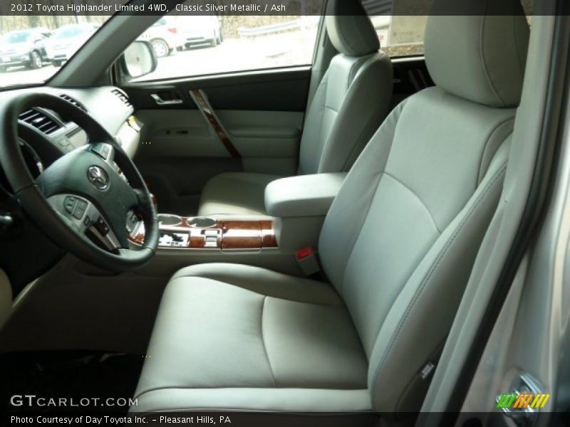 Classic Silver Metallic / Ash 2012 Toyota Highlander Limited 4WD