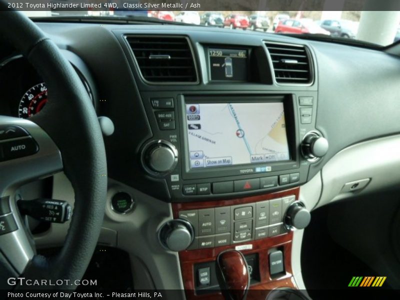 Classic Silver Metallic / Ash 2012 Toyota Highlander Limited 4WD