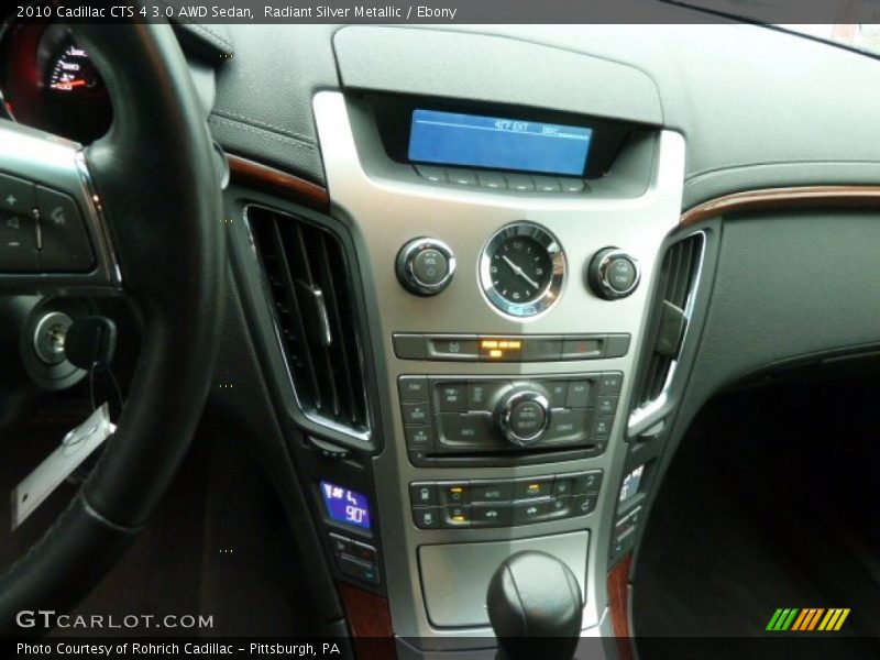 Radiant Silver Metallic / Ebony 2010 Cadillac CTS 4 3.0 AWD Sedan