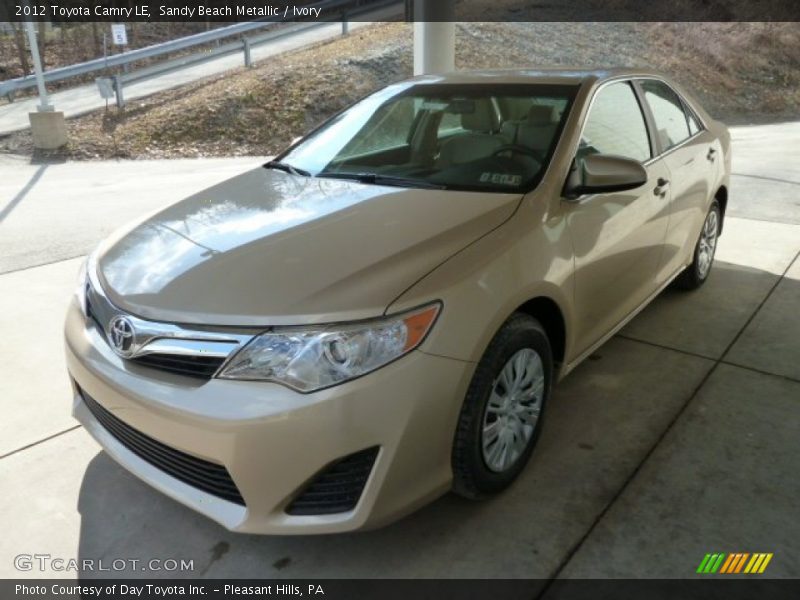 Sandy Beach Metallic / Ivory 2012 Toyota Camry LE