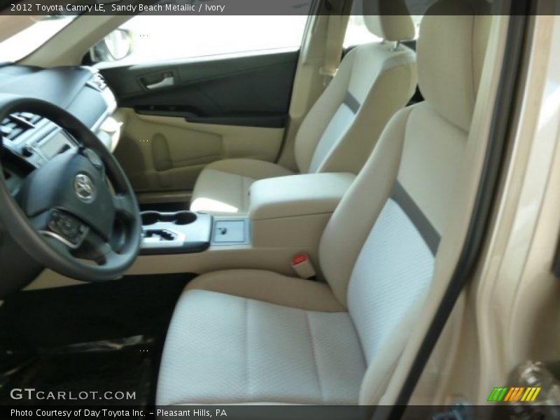 Sandy Beach Metallic / Ivory 2012 Toyota Camry LE