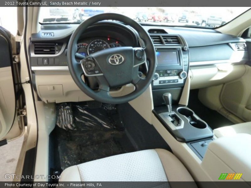 Sandy Beach Metallic / Ivory 2012 Toyota Camry LE