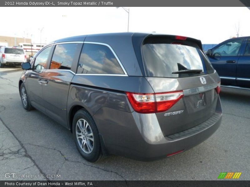 Smoky Topaz Metallic / Truffle 2012 Honda Odyssey EX-L