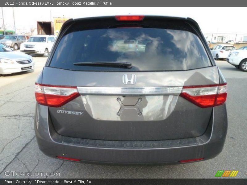 Smoky Topaz Metallic / Truffle 2012 Honda Odyssey EX-L