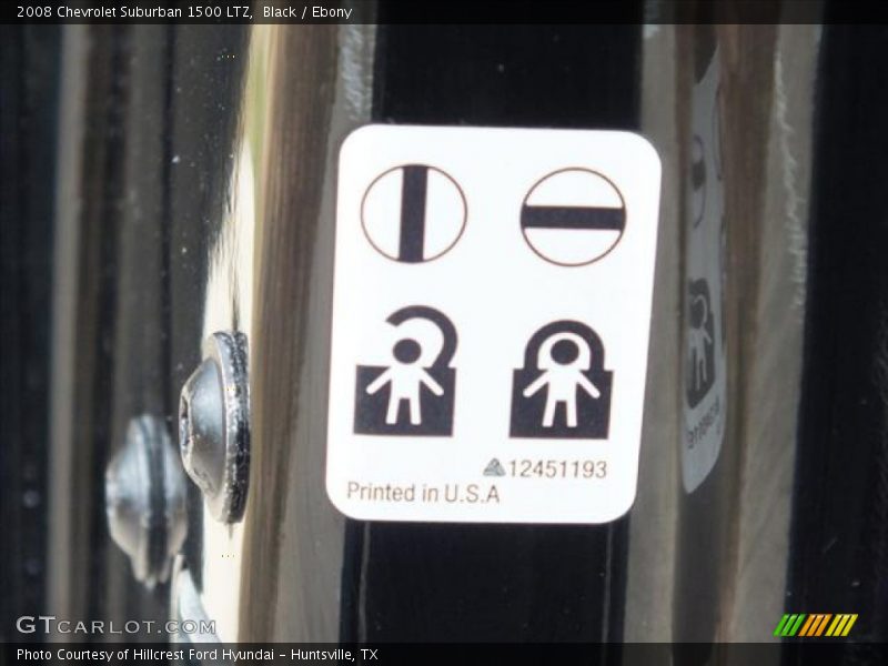 Black / Ebony 2008 Chevrolet Suburban 1500 LTZ