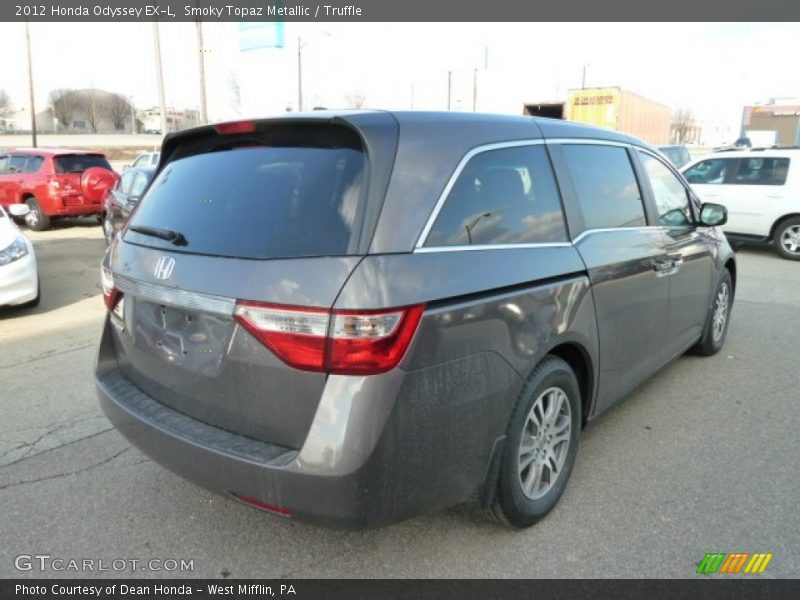 Smoky Topaz Metallic / Truffle 2012 Honda Odyssey EX-L