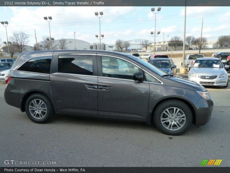 Smoky Topaz Metallic / Truffle 2012 Honda Odyssey EX-L