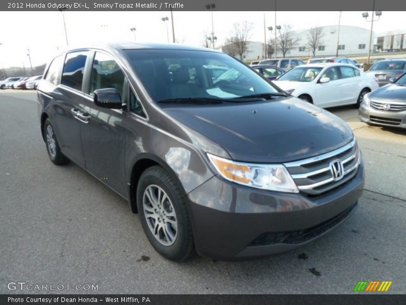 Smoky Topaz Metallic / Truffle 2012 Honda Odyssey EX-L