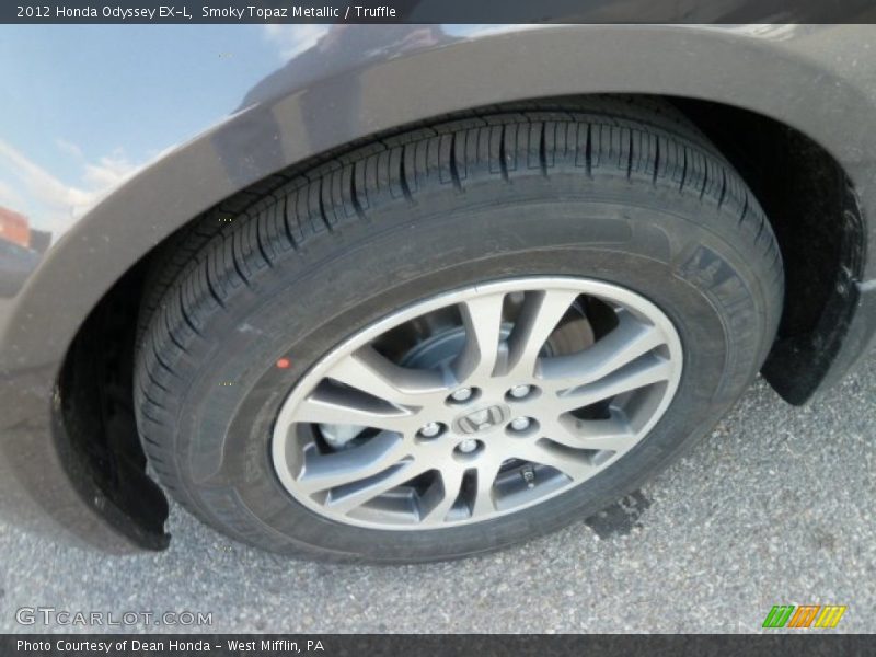 Smoky Topaz Metallic / Truffle 2012 Honda Odyssey EX-L