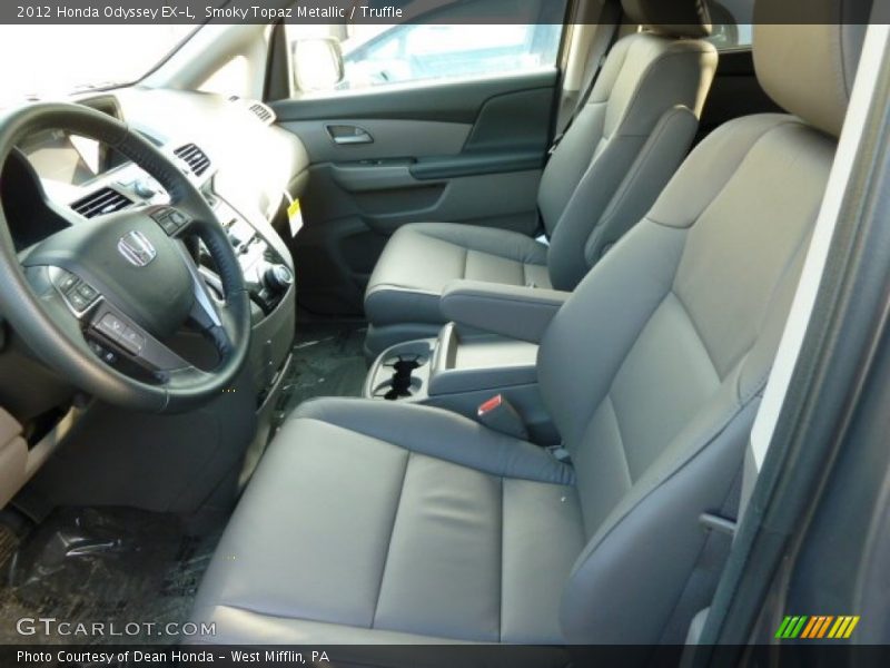 Smoky Topaz Metallic / Truffle 2012 Honda Odyssey EX-L