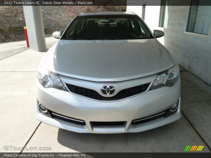 Classic Silver Metallic / Black/Ash 2012 Toyota Camry SE