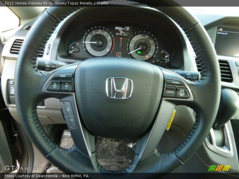 Smoky Topaz Metallic / Truffle 2012 Honda Odyssey EX-L