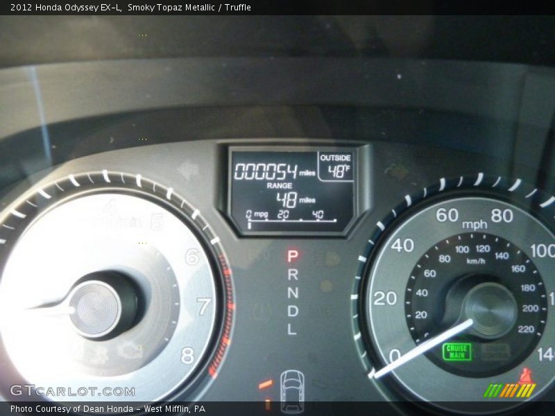 Smoky Topaz Metallic / Truffle 2012 Honda Odyssey EX-L