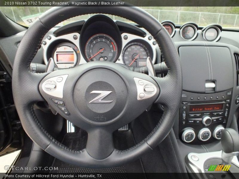 Magnetic Black / Black Leather 2010 Nissan 370Z Touring Roadster