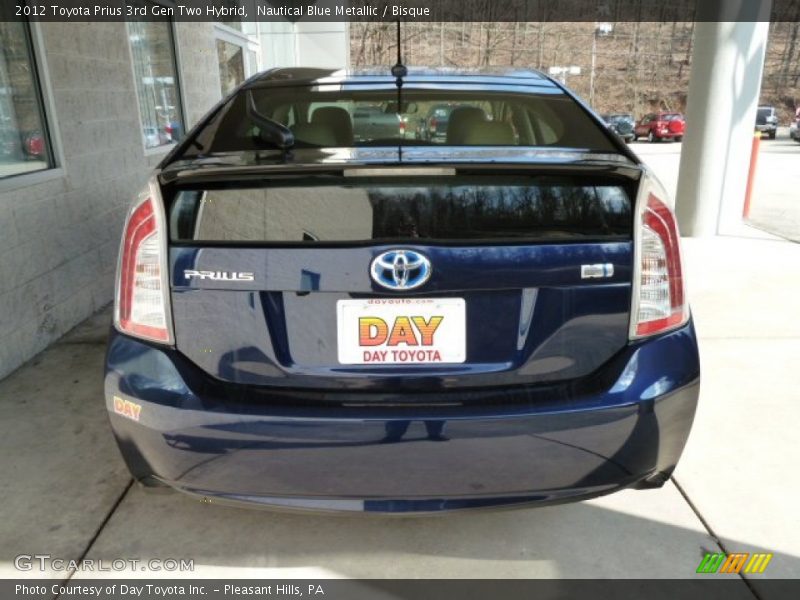 Nautical Blue Metallic / Bisque 2012 Toyota Prius 3rd Gen Two Hybrid