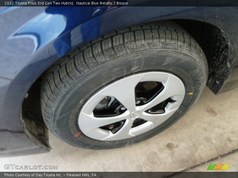 Nautical Blue Metallic / Bisque 2012 Toyota Prius 3rd Gen Two Hybrid