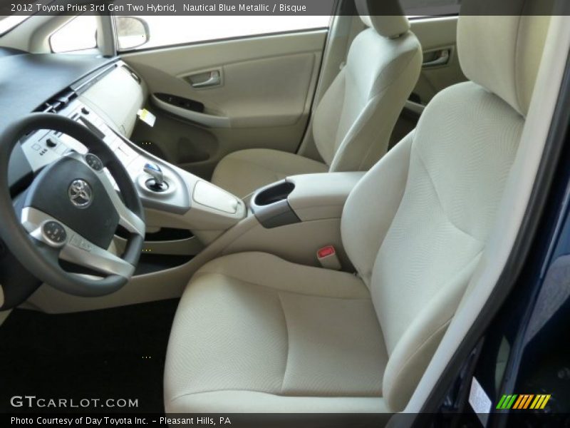 Nautical Blue Metallic / Bisque 2012 Toyota Prius 3rd Gen Two Hybrid