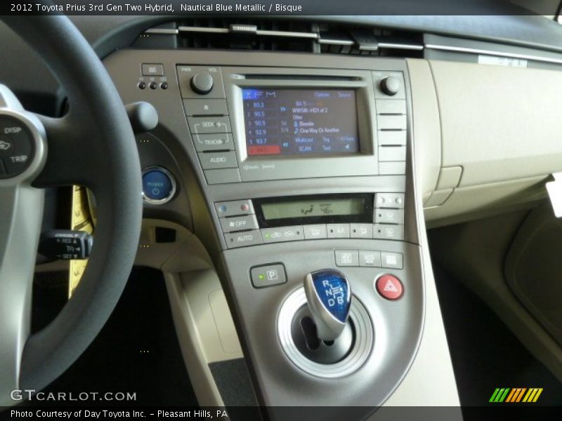 Nautical Blue Metallic / Bisque 2012 Toyota Prius 3rd Gen Two Hybrid