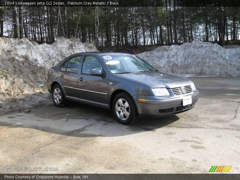 Platinum Grey Metallic / Black 2004 Volkswagen Jetta GLS Sedan