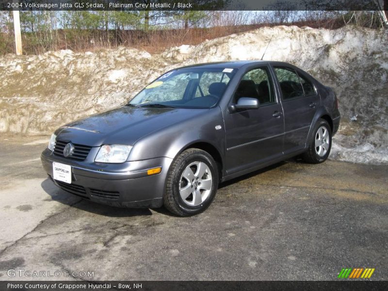Platinum Grey Metallic / Black 2004 Volkswagen Jetta GLS Sedan