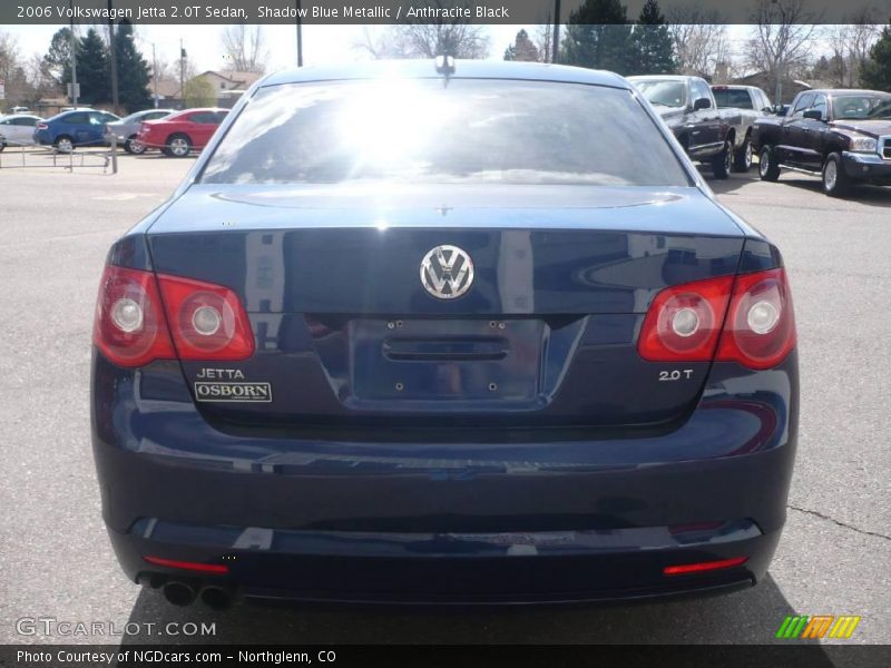Shadow Blue Metallic / Anthracite Black 2006 Volkswagen Jetta 2.0T Sedan