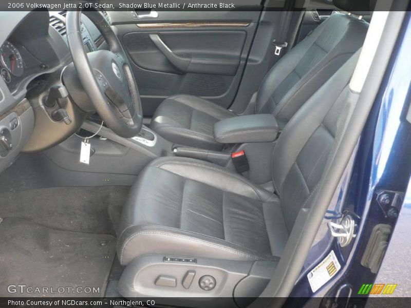 Shadow Blue Metallic / Anthracite Black 2006 Volkswagen Jetta 2.0T Sedan