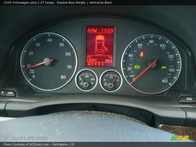 Shadow Blue Metallic / Anthracite Black 2006 Volkswagen Jetta 2.0T Sedan