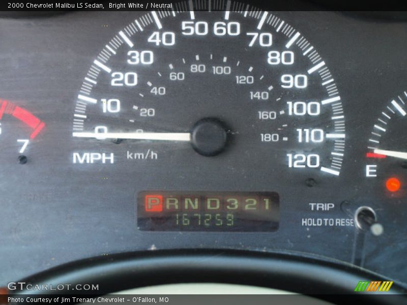 Bright White / Neutral 2000 Chevrolet Malibu LS Sedan