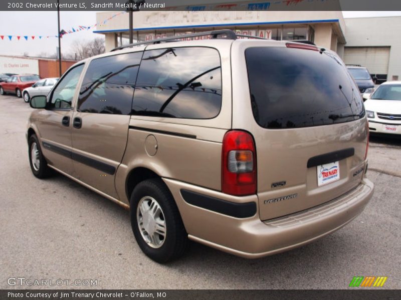 Sandrift Metallic / Neutral 2002 Chevrolet Venture LS