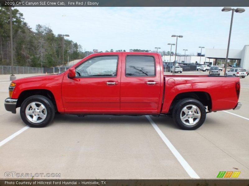Fire Red / Ebony 2010 GMC Canyon SLE Crew Cab