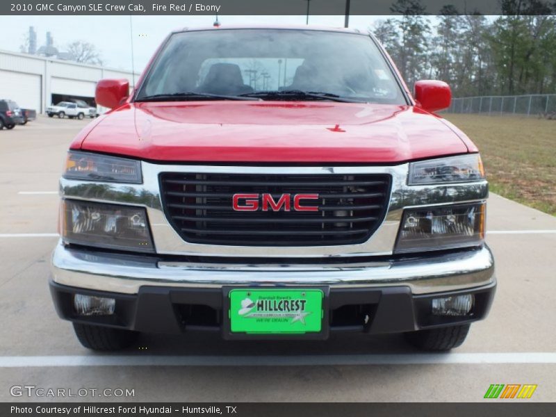 Fire Red / Ebony 2010 GMC Canyon SLE Crew Cab