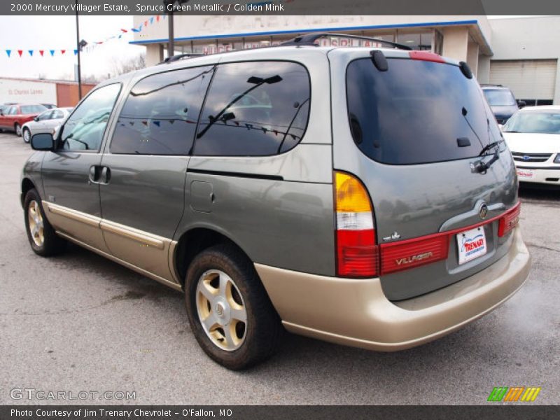 Spruce Green Metallic / Golden Mink 2000 Mercury Villager Estate