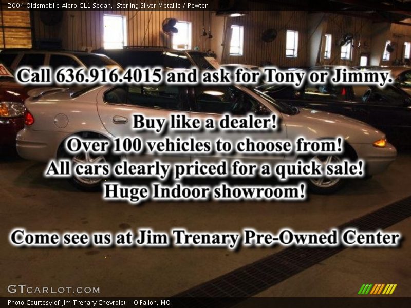 Sterling Silver Metallic / Pewter 2004 Oldsmobile Alero GL1 Sedan