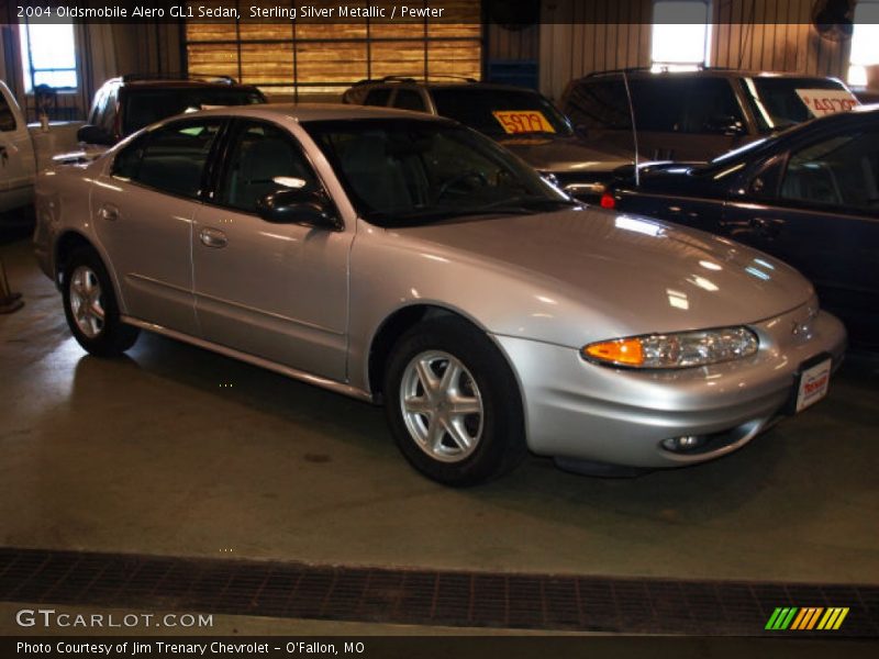 Sterling Silver Metallic / Pewter 2004 Oldsmobile Alero GL1 Sedan