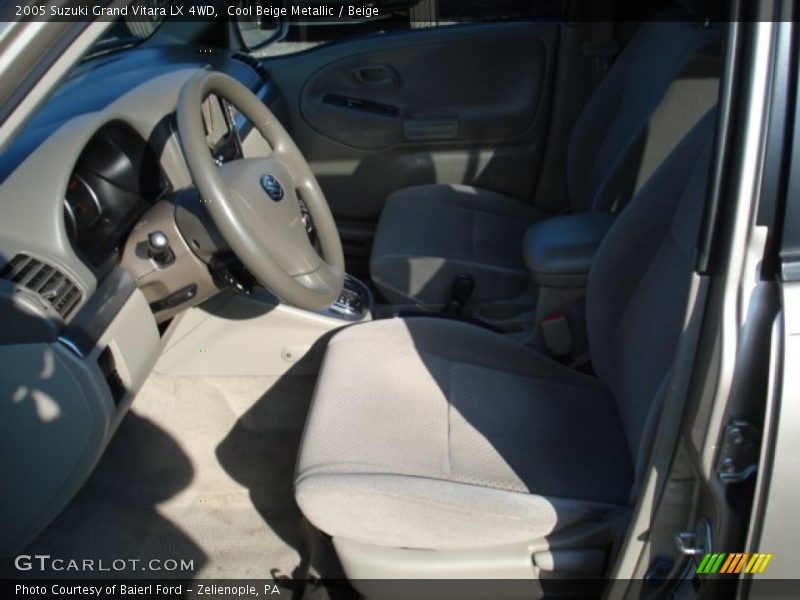 Cool Beige Metallic / Beige 2005 Suzuki Grand Vitara LX 4WD
