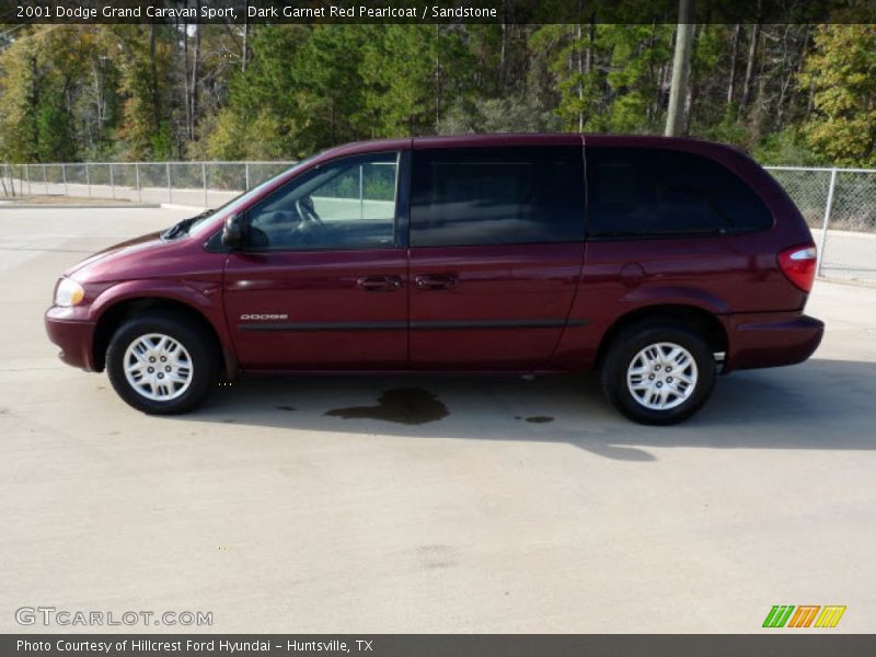 Dark Garnet Red Pearlcoat / Sandstone 2001 Dodge Grand Caravan Sport