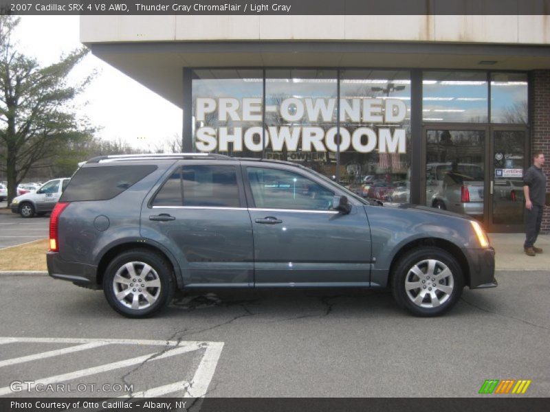 Thunder Gray ChromaFlair / Light Gray 2007 Cadillac SRX 4 V8 AWD