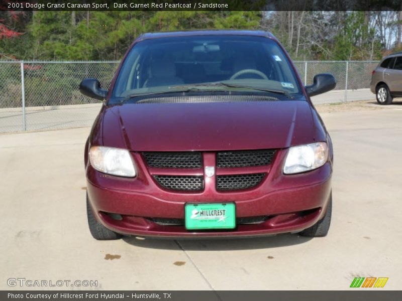 Dark Garnet Red Pearlcoat / Sandstone 2001 Dodge Grand Caravan Sport