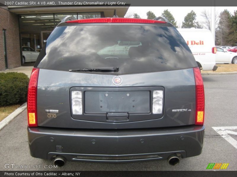 Thunder Gray ChromaFlair / Light Gray 2007 Cadillac SRX 4 V8 AWD