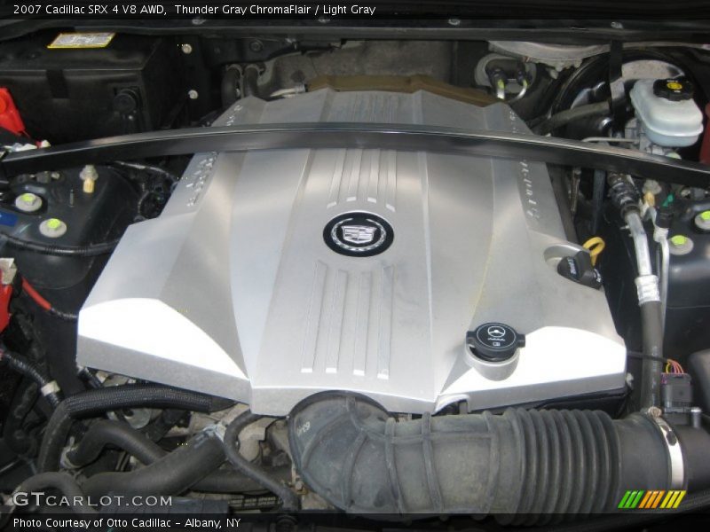 Thunder Gray ChromaFlair / Light Gray 2007 Cadillac SRX 4 V8 AWD