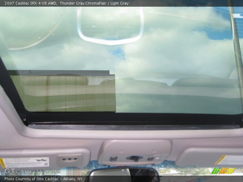Thunder Gray ChromaFlair / Light Gray 2007 Cadillac SRX 4 V8 AWD