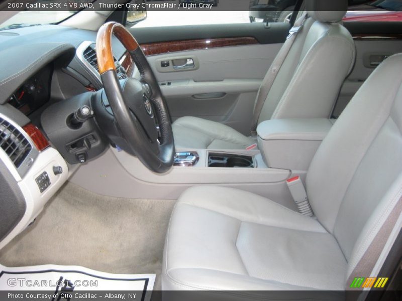 Thunder Gray ChromaFlair / Light Gray 2007 Cadillac SRX 4 V8 AWD