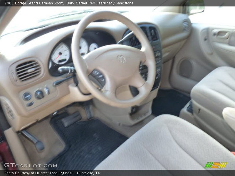 Dark Garnet Red Pearlcoat / Sandstone 2001 Dodge Grand Caravan Sport