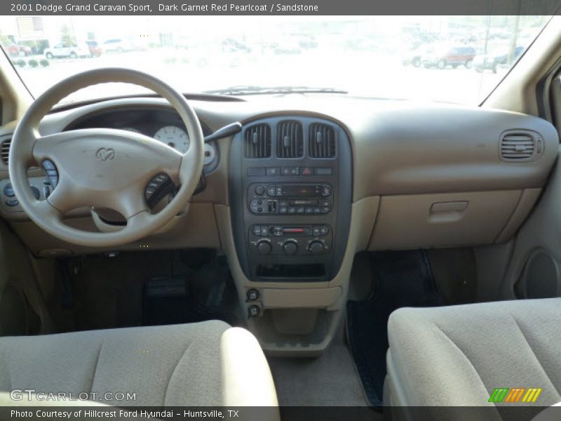 Dark Garnet Red Pearlcoat / Sandstone 2001 Dodge Grand Caravan Sport