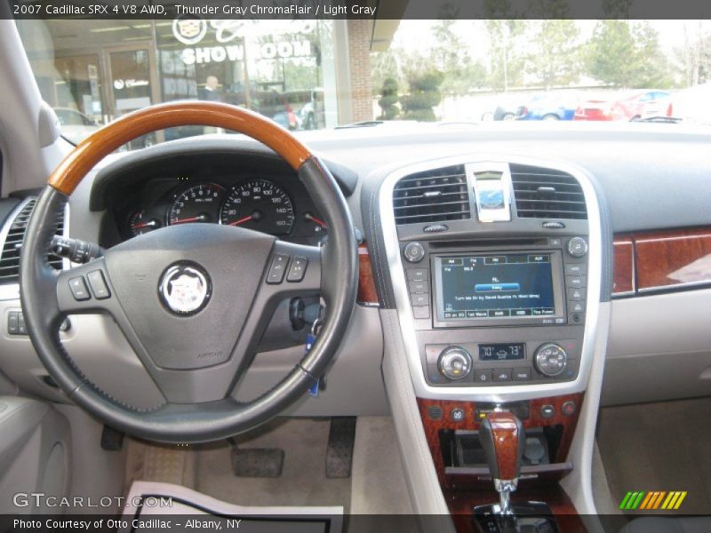 Thunder Gray ChromaFlair / Light Gray 2007 Cadillac SRX 4 V8 AWD