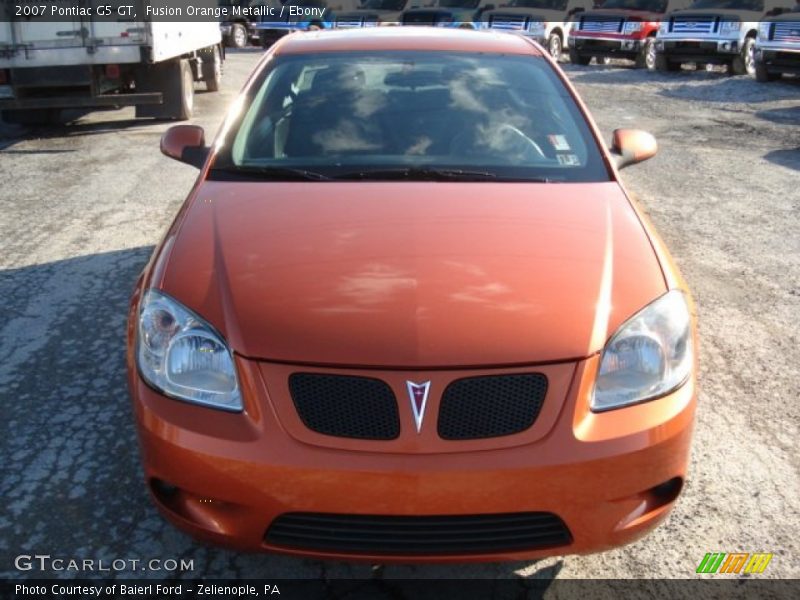 Fusion Orange Metallic / Ebony 2007 Pontiac G5 GT